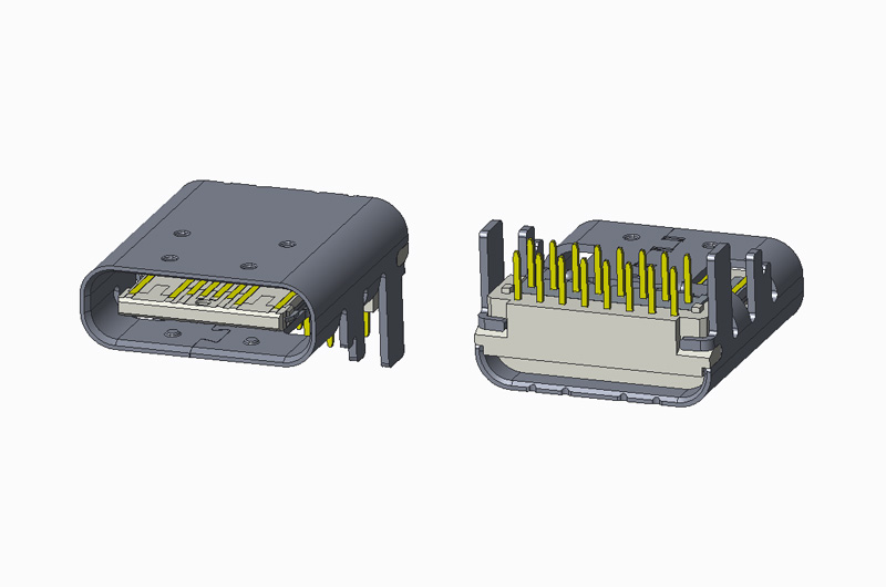 USB 3.1 TYPE C 16P 双DIP CH1.88