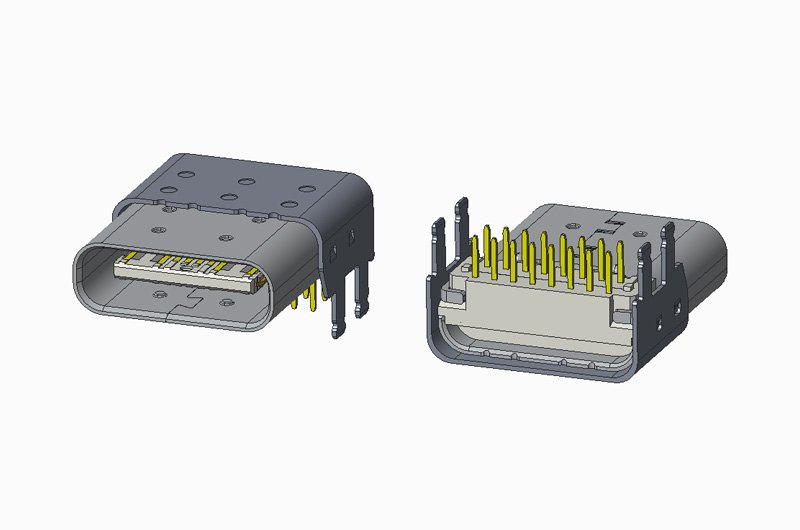 USB 3.1 TYPE C 16P 双DIP CH1.88 L10.8