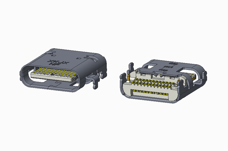 USB 3.1 TYPE C 24P 双SMT 沉板0.8 L7.9