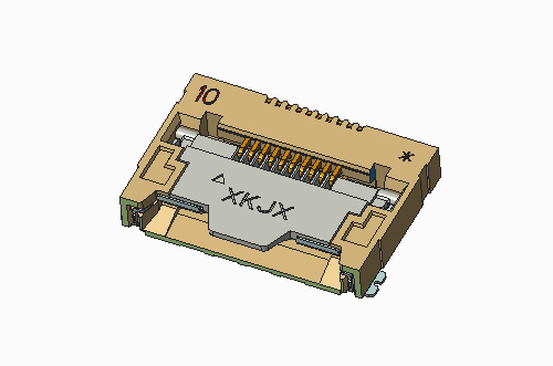 FPC 0.5PH H2.1 W8.0 SMT前掀式(小PIN位款)