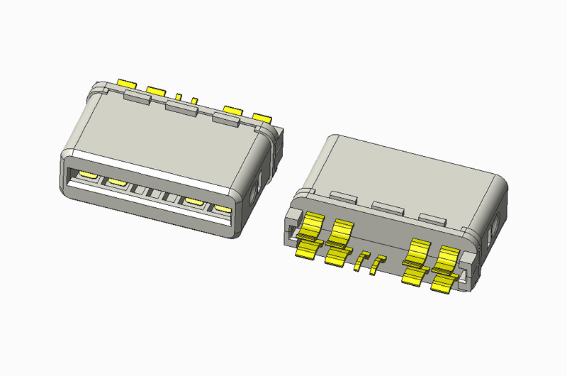 风扇线端插头夹板式