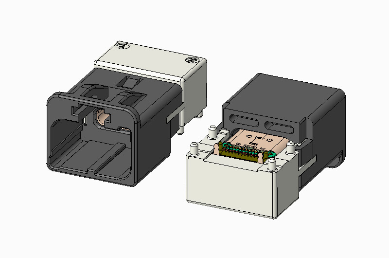 ATOMOTIVE USB TYPE-C HEADER CH1.8 DOUBLE SMT